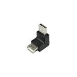 Logilink USB 2.0 adapter 90°, A/M to A/F, 480 Mbps,...