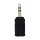 Logilink Audio adapter, 3.5 mm 3-pin/M to 2.5 mm 3-pin/F, black