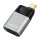 Logilink USB 3.2 Gen2 Type-C adapter, C/M to HDMI-A/F+USB-C/F,4K/60 Hz,PD,alu,black/grey