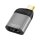 Logilink USB 3.2 Gen2 Type-C adapter, C/M to DP/F, 8K/60 Hz, alu, black/grey