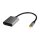 Logilink USB 3.2 Gen1 Type-C adapter, C/M to DP/F, 8K/60 Hz, alu, black/grey, 0.15 m