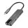 Logilink USB 3.2 Gen1 Hub, 3-port , with 2.5G Gigabit Ethernet adapter