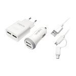 Logilink USB-A Charging Kit, 10.5 W / 10 W, 2-port, 2x...