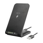 Logilink Wireless Quick Charging Stand 15 W, twin coil,...