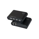 Logilink USB 2.0 Cat.5 extender, 50 m incl. 4-port Hub,...