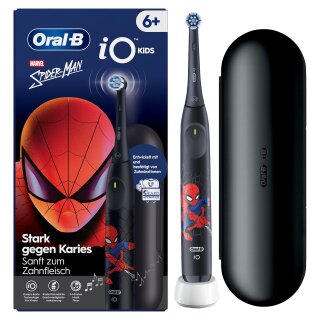 Oral-B iO Kids 6+ Spiderman Elektrische Zahnbürste inkl. 1 Aufsteckbürste, 1 Reise-Etui
