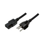 Logilink Power cable, SEV1011 (CH) to IEC C13, black, 1.8 m