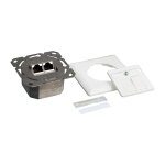 Logilink Cat.6 Wall Outlet 2xRJ45 STP horizontal, signal...