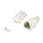 Logilink Modular Plug RJ45 Cat.6 UTP, grey, 100pcs