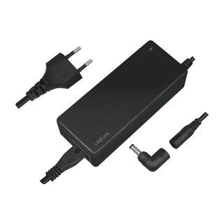 Logilink Notebook power supply, 90 W, incl. 9 tips, compact, black
