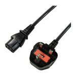 Logilink Power cable, BS 1363 (UK) to IEC C13, black, 1.8 m
