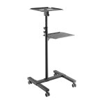 Logilink Steel Adjustable Projector & Laptop Trolley