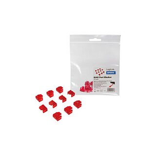 Logilink RJ45 Port Blocker, 10 Locks