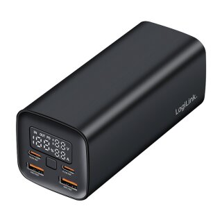 Logilink Mobile Power Bank, 20.000 mAh, PD 65 W, black