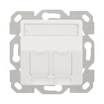 Logilink Keystone Faceplate for 2 modules, projecting,...