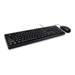 Inter-Tech Tas NK-1000EC QWERTY, Tastatur + Maus-Set, schw.