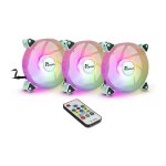 Inter-Tech Lüfter 120*120*25 ARGUS RGB-FAN SET RS-06...