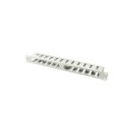 Kabelpanel 19" 1HE, mit Abdeckung, grau LogiLink