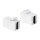 Keystone Verbinder HDMI F/F, white LogiLink