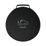 LogiLink Schutztasche für Elektroauto Ladekabel Black