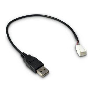 Inter-Tech Adapter USB AM auf 3Pin Buchse, 30 cm