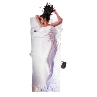 Cocoon Leicht-Reiseschlafsack, Rechteck, 220 x 90 cm, 100 % Baumwolle, natural