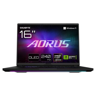 GigaByte AORUS MASTER 16 RYZ9 9955HX3D/32GB/2x1TBSSD/RTX5080/W11 Pro