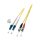 EFB Duplex Patchkabel LC-ST OS2 G652D 0,5m LSZH 2mm gelb