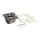 Cat.6 Wall Outlet 2xRJ45 STP horizontal, pure white
