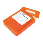 3,5" HDD protection box for 1 HDD, orange