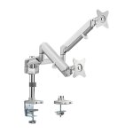 Dual Monitor mount, 17"-32", aluminum, gas...