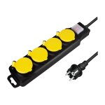 Outlet Strip, 4 safety sockets, outdoor, w/switch, IP44,...