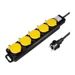 Outlet Strip, 5 safety sockets, outdoor, w/switch, IP44,...