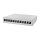 Consolidation point box 12-port, desk/wall/rail mounting, grey