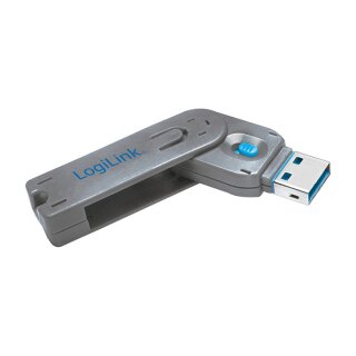 Port Blocker, USB-A, 1 Key + 1 Lock