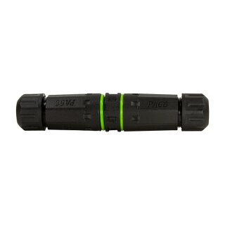 Outdoor fiber optic Duplex LC connector with 2 cable glands