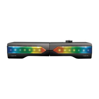 Speaker, Active, Soundbar, with Lighting, 2.0 CH, BT/3.5mm stereo