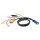 ATEN 2L-5305U KVM Kabel VGA USB und Audio schwarz 5m