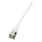 Logilink Patch cable Cat.6A TPE SlimLine white 1,5m