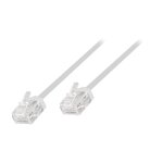 Logilink Patch Cable Cat.6A U/UTP Slim High-Flex, white...