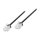 Logilink Patch Cable Cat.6A U/UTP Slim High-Flex, black 15 m