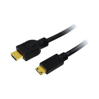 Logilink HDMI-Kabel Ethernet A -> mini St/St 1.50m sw