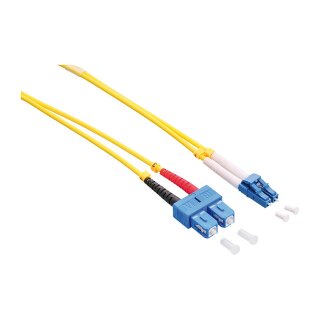 LWL Patchkabel OS2 LC / SC 10m 9/125µ Duplex LogiLink