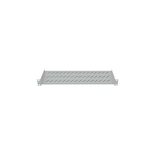 Fachboden 19" 2HE LogiLink, max.25 KG, d=406mm, grey