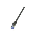 Logilink Patchkabel mit Cat7-Rohk. Primel. S/FTP schw 15,0m