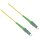 helos LWL OS2 Patchkabel Simplex LSZH 2,0mm LC/APC-LC/APC gelb 20m