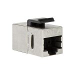 Keystone Coupler Cat.5e STP, 2xRJ45, metal, shielded