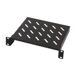 10" cantilever shelf 200 mm, 1U, black