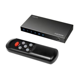 HDMI switch, 3x1-Port, 4K/60 Hz, HDCP, HDR, CEC, RC