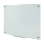 Dry Erase Whiteboard, wall-mounted, glass, 90x120cm